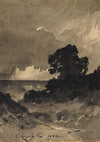 Paysage nuageux au bord de la mer (1902)