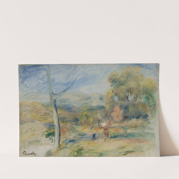Paysage près de Cagnes by Pierre-Auguste Renoir