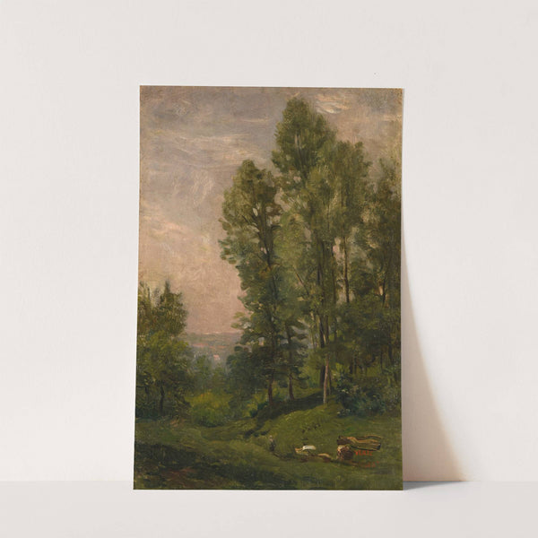 Paysage Stade de création étude by Charles François Daubigny