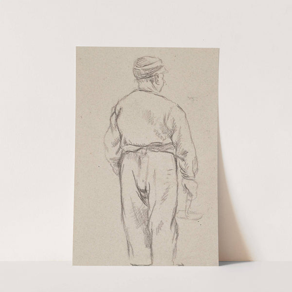 Paysan de dos (circa 1877) by Camille Pissarro