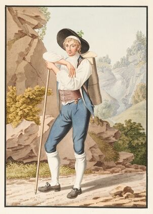 Paysan de Meyringuen dans la vallée d’Oberhasli (1805)