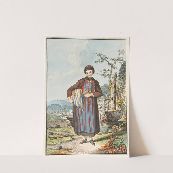 Paysanne Allemande du Canton de Fribourg by Gottfried Locher