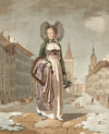 Paysanne Bernoise. Costume d’hiver (1819)