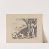 Paysanne nue chassant des oies (1896) by Camille Pissarro
