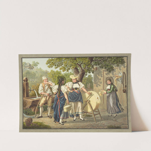 Paysannes du Canton de Berne (1839) by Gabriel Lory the older