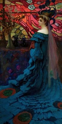Peacock – portrait of Zofia Borucińska née Jakimowicz