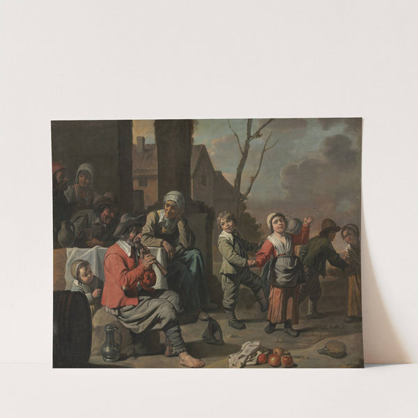 Peasant Children Dancing (1650s) by Le Nain family