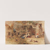 Peasant Children in Barbizon (1845) by Émile Aubert Lessore