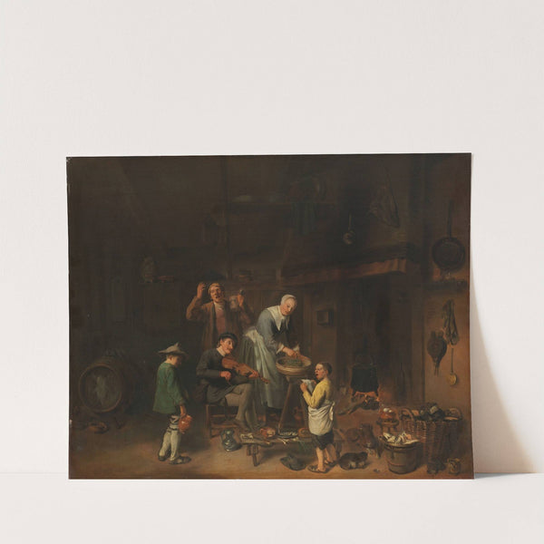 Peasant Family Singing by Pieter Duyfhuysen