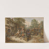 Peasant Festival on a Town Street (1674) by Adriaen van Ostade