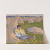 Peasant Girl Seated on Shocks of Grain by Eanger Irving Couse