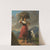 Peasant Girl with Two Goats, Carrying a Bundle of Hay by Dominik Weber