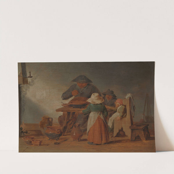 Peasant Meal by Jan Jansz. Van Buesem