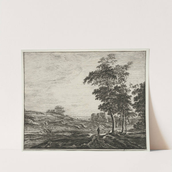 Peasant Seen from the Back (1640–52) by Roelant Roghman