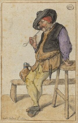 Peasant Smoking