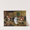 Peasant Wedding by Pieter Bruegel The Elder