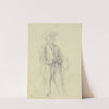 Peasant with hat and walking stick by Jakob Becker