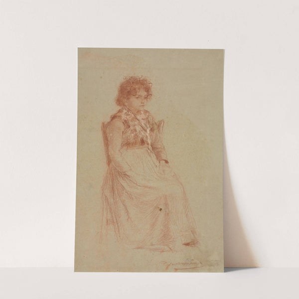 Peasant Woman by Friedrich August Matthias Gauermann