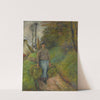 Peasant Woman Carrying Two Bundles of Hay (1883) by Camille Pissarro