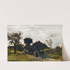 Peasant Woman On A Path by Charles François Daubigny