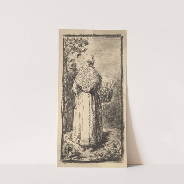 Peasant Woman Seen from Behind by Harald Reiterer
