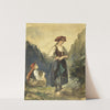 Peasant Women from the Region of the Eaux-Bonnes (1845) by Eugène Delacroix