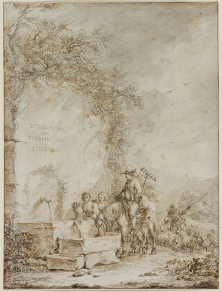 Peasants at a Fountain (1784)