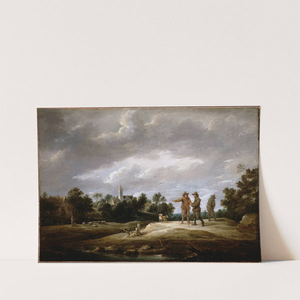 Peasants conversing by David Teniers The Younger