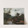 Peasants Crossing a Stream by Jan Siberechts