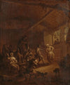 Peasants Dancing in a Barn