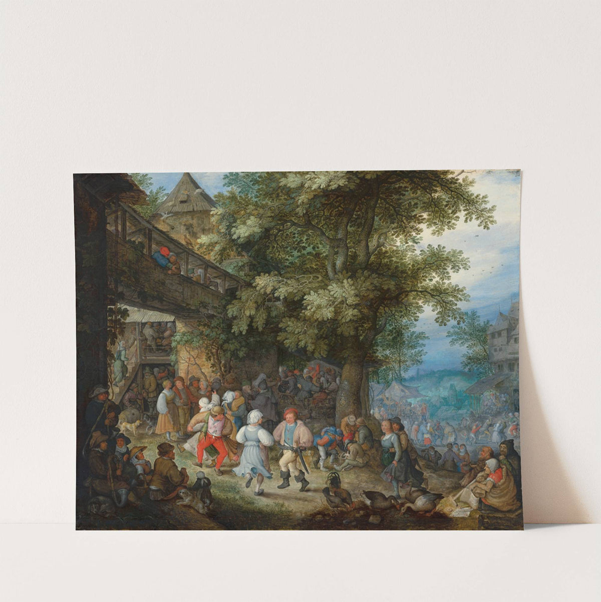 Peasants Dancing outside a Bohemian Inn by Roelant Savery