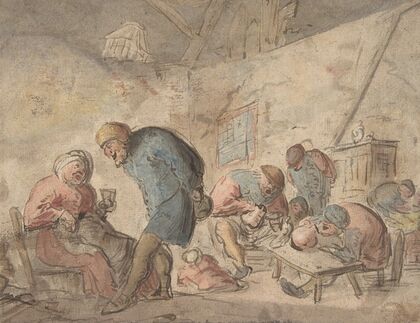 Peasants Drinking