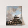 Peasants in the Fields- Hay Harvest by Philips Wouwerman