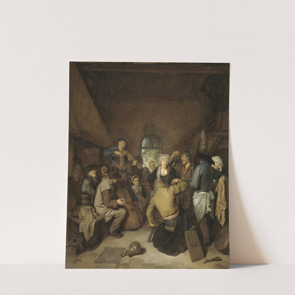 Peasants making Music and Dancing by Cornelis Pietersz. Bega