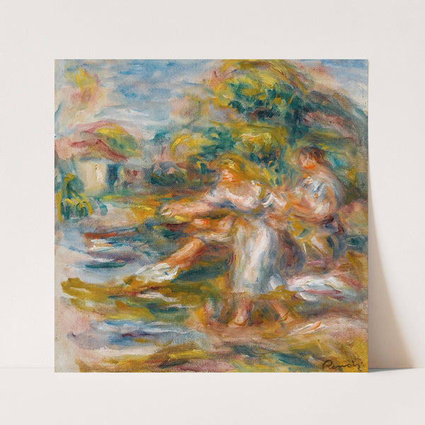 Pêcheuses À La Ligne (1917) by Pierre-Auguste Renoir