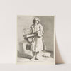 Peddler of Knives, Scissors and Combs (1737-1746) by Edmé Bouchardon