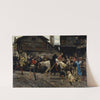 Peder Sunnanväder&#039;s and Mäster Knut&#039;s Ignominious Entry into Sthlm 1526 by Carl Gustaf Hellqvist