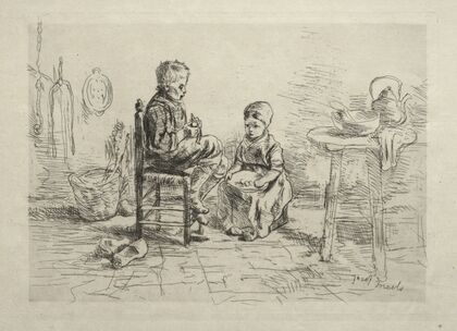 Peeling Potatoes (c. 1880)
