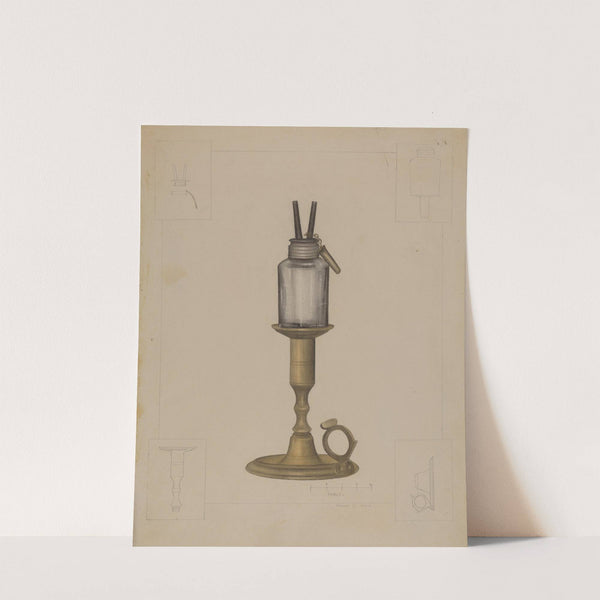 Peg Lamp by Samuel O. Klein