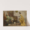 Peg Woffington Visiting An Eccentric Cat Lover by Percy Thomas Macquoid