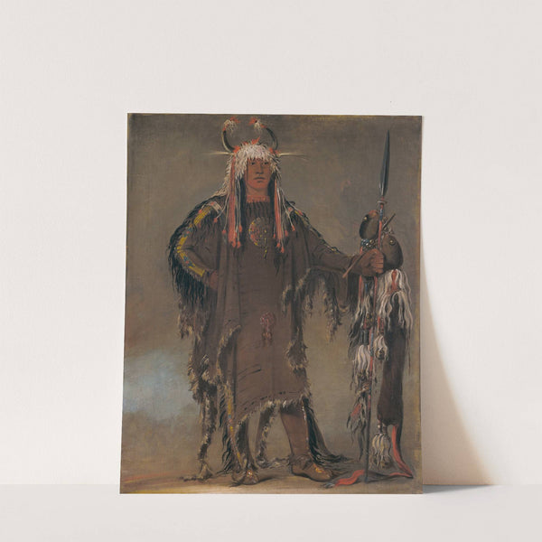 Peh-Tó-Pe-Kiss, Eagle&#039;s Ribs, a Piegan Chief by George Catlin