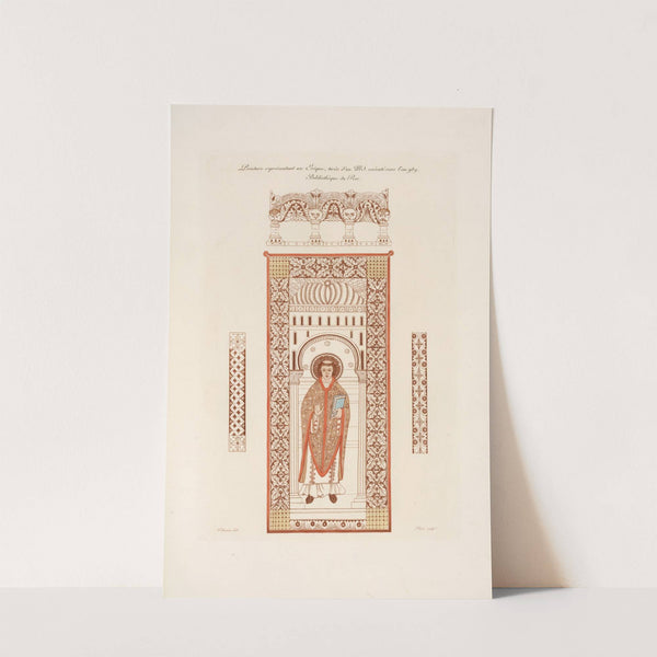 Peinture représentant un evêque, tirée d&#039;un MS. exécuté vers l&#039;an 989. by Nicolas Xavier Willemin