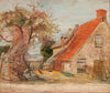 Pejzaż z domem i drobiem (1921)