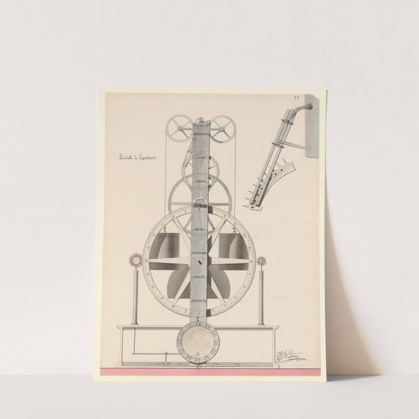 Pendule à équation (1825) by Jean Jacques Lequeu