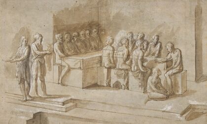 Penitent Woman Anointing the Feet of Christ at the Table of Simon the Pharisee (Luke 7;36-50)