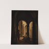 Penitents In A Roman Church by Francesco Diofebi