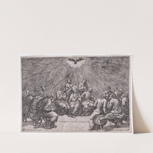 Pentecost (1520-1539) by Gian Jacopo Caraglio
