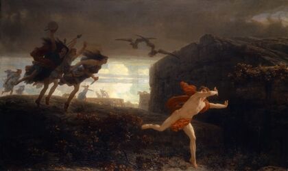 Pentheus Pursued by the Maenads