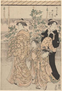 Peonies on Nakanochô Street in Yoshiwara Gay Quarters (Nakanochô no Botan)