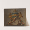 Perfume-burner supported by amorini and serpents and garlanded with flowers by Anonymous